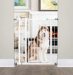 Carlson Expandable Extra Tall Walk-Thru Pet Gate White 29-36.5 X 36in.