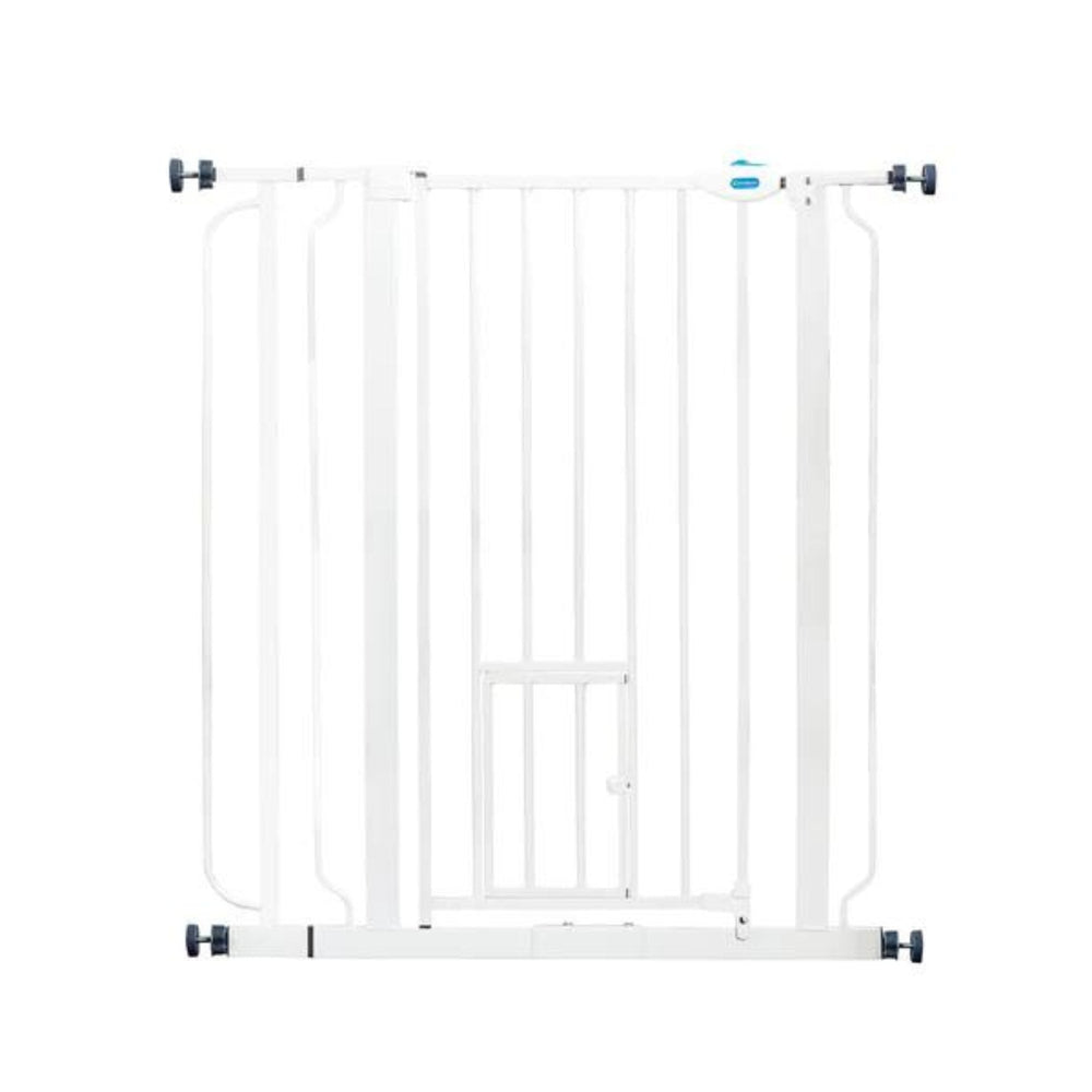 Carlson Expandable Extra Tall Walk-Thru Pet Gate White 29-36.5 X 36in.