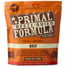 Primal Pet Foods Freeze Dried Dog Food 14oz Beef for your Pet Dog with Pet Store X!