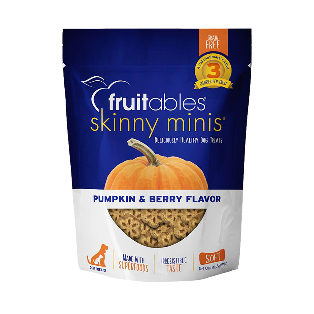 Fruitables Skinny Minis Soft Dog Treats Pumpkin Berry 1ea/5 oz for your Pet Dog with Pet Store X!