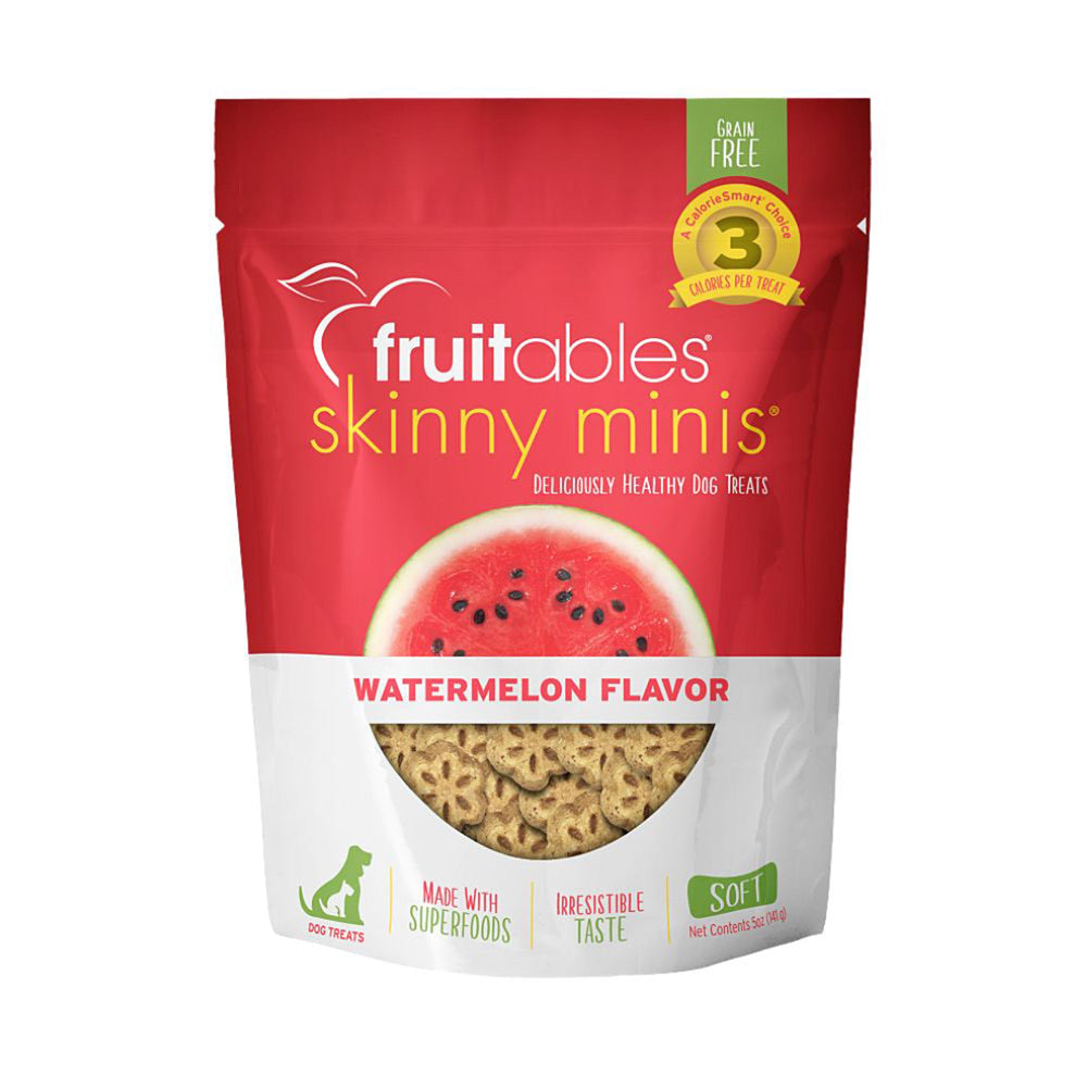 Fruitables Skinny Minis Soft Dog Treats Watermelon 1ea/5 oz for your Pet Dog with Pet Store X!