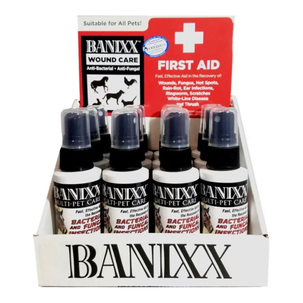 Banixx Wound Care Trial Size Spray Display