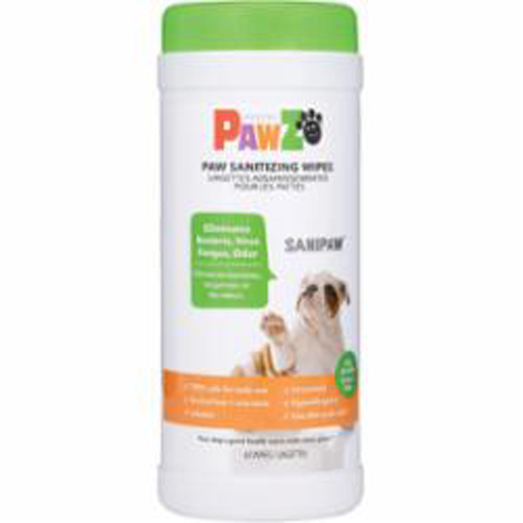 Pawz Dog Sanipaw Wipes 60Ct for your Pet Dog with Pet Store X.