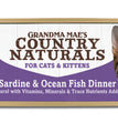 Grandma Mae's Country Naturals Grain Free Wet Cat Food Sardine & Ocean Fish 24ea/5.5 oz, 24 pk