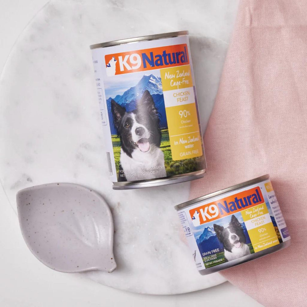 K9 Natural Canned Chicken Feat 6oz (Case of 12) for your Pet Dog with Pet Store X!