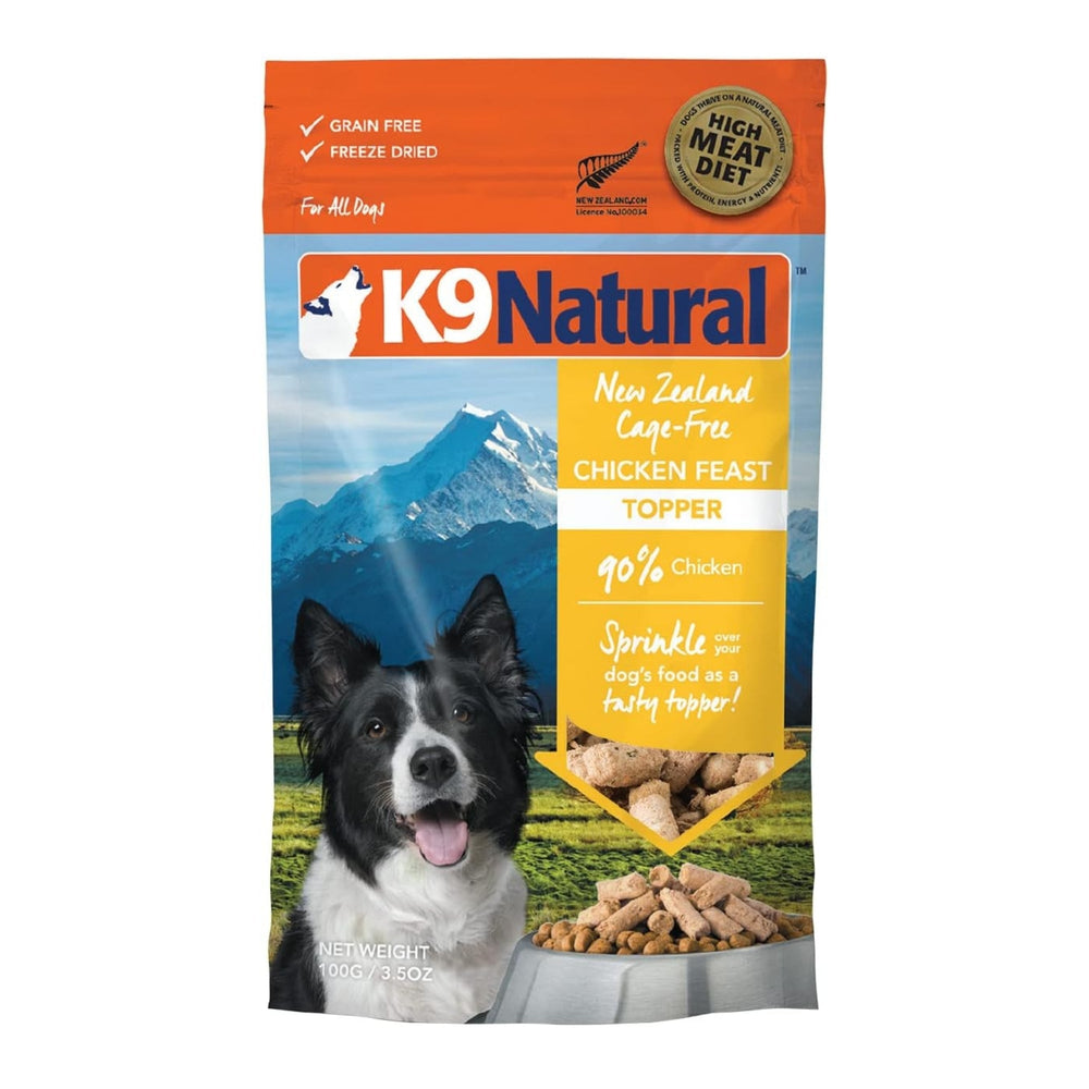 K9 Natural Dog Freeze-Dried Chicken Topper 35oz for your Pet Dog with Pet Store X!