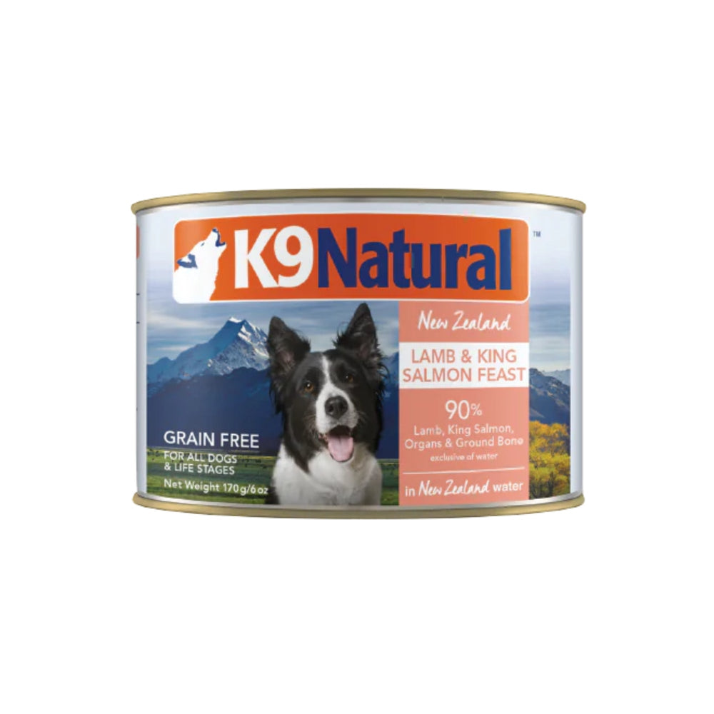 K9 Natural Canned Lamb & Salmon Feast 6oz (Case of 12) for your Pet Dog with Pet Store X!