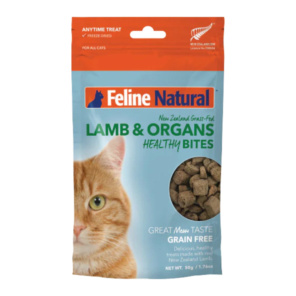 Feline Natural Cat Freeze-Dried Healthy Bites Lamb 1.76oz.