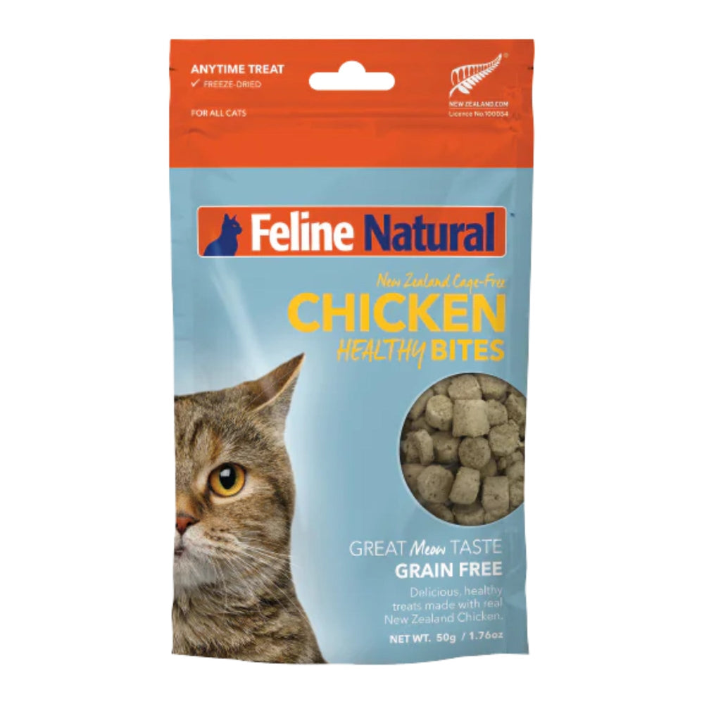 Feline Natural Cat Freeze-Dried Healthy Bites Chicken 176oz for your Pet Cat with Pet Store X!