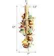 A & E Cages Happy Beaks Real Wood with Hanging Wood Cylinders Bird Toy 7in x 7in x 17in - Pet Store X