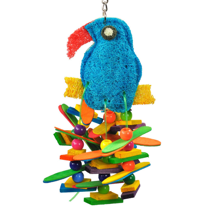 A & E Cages Happy Beaks Toucan Sam Bird Toy 1ea-One Size - Pet Store X