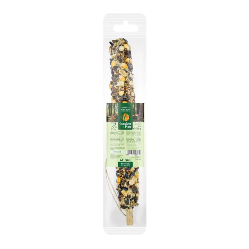 A & E Cages Smakers Garden Fun Food Stick for Squirrels 10ea/XL, 7oz.(10 Count) - Pet Store X