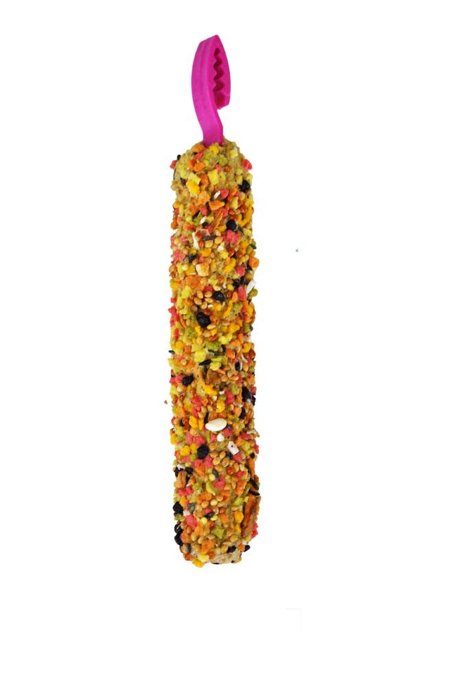 A & E Cages Smakers Snack Fruit Treat Stick Display for Parakeets 12 Count for your Pet Bird with Pet Store X!