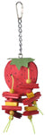 A and E Cages Happy Beaks Strawberry Bird Toy SM - Pet Store X