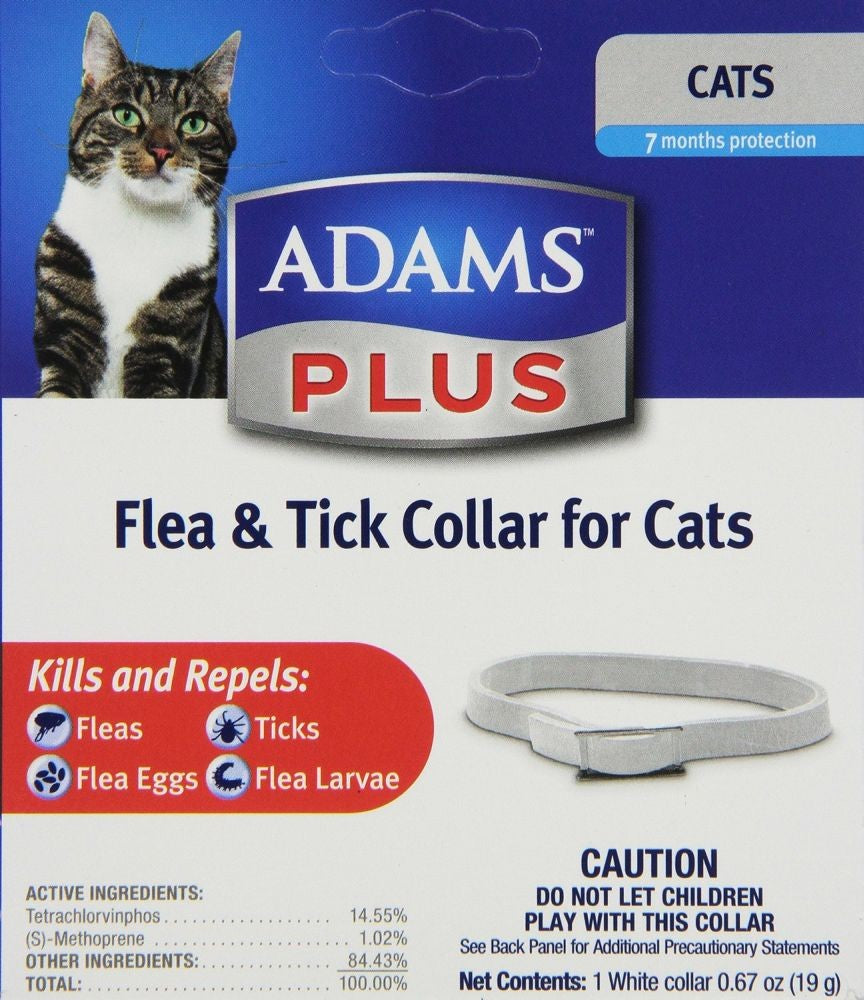 Adams Plus Flea & Tick Collar for Cats 1ea/1 pk - Pet Store X