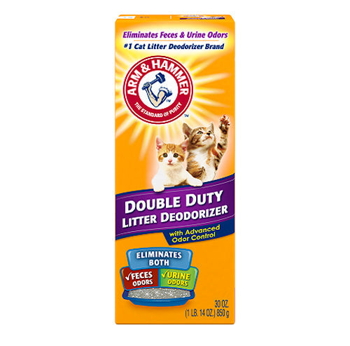 Arm & Hammer Double Duty Cat Litter Deodorizer with Baking Soda 1ea/30 fl oz - Pet Store X