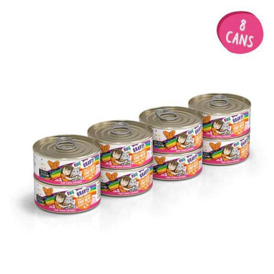 BFF Cat Omg Tuna and Salmon Start Me Up Dinner in Gravy 5.5oz. (Case of 8) - Pet Store X