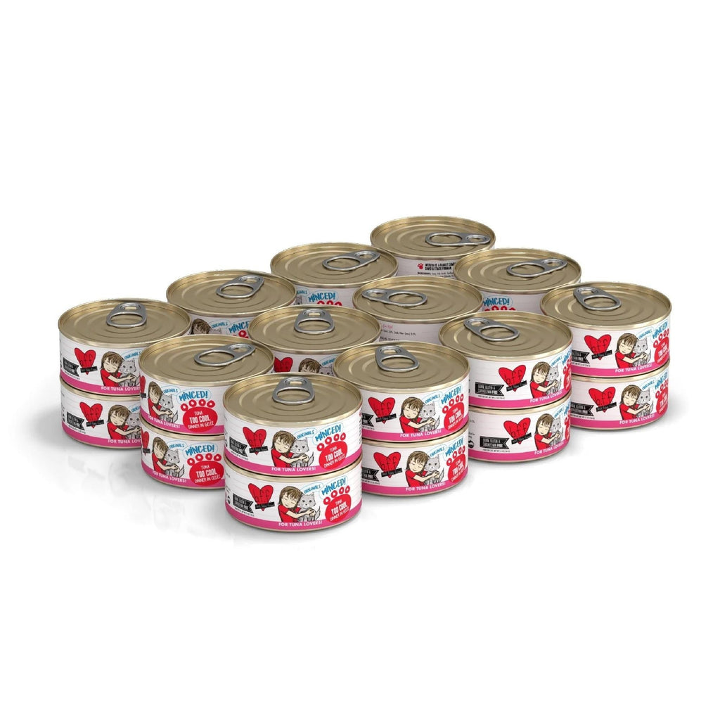 BFF Cat Originals Tuna Too Cool Tuna Dinner in Gele 3oz. (Case of 24) - Pet Store X