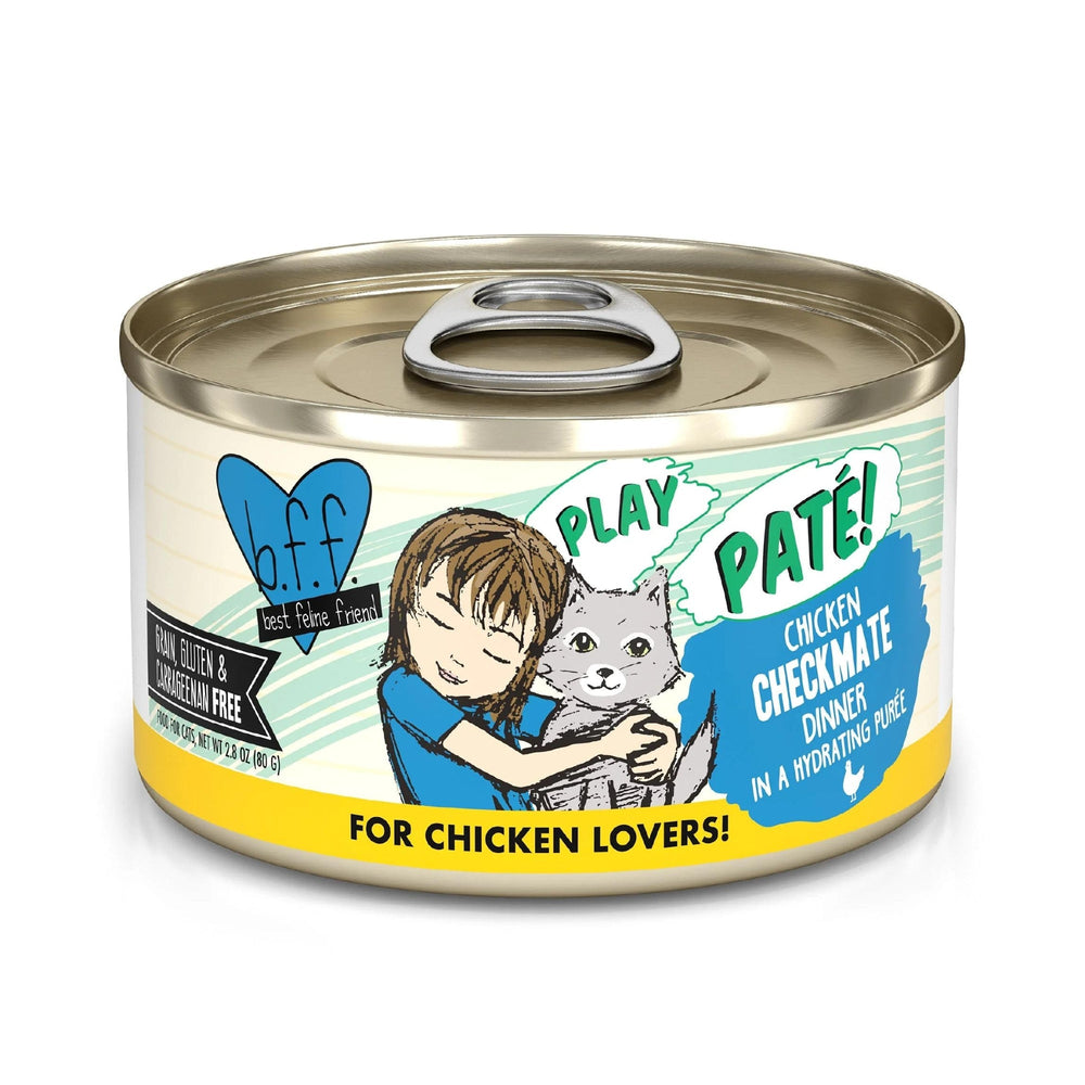 BFF Cat Play Chicken Checkmate Dinner 2.8oz. (Case of 12) - Pet Store X