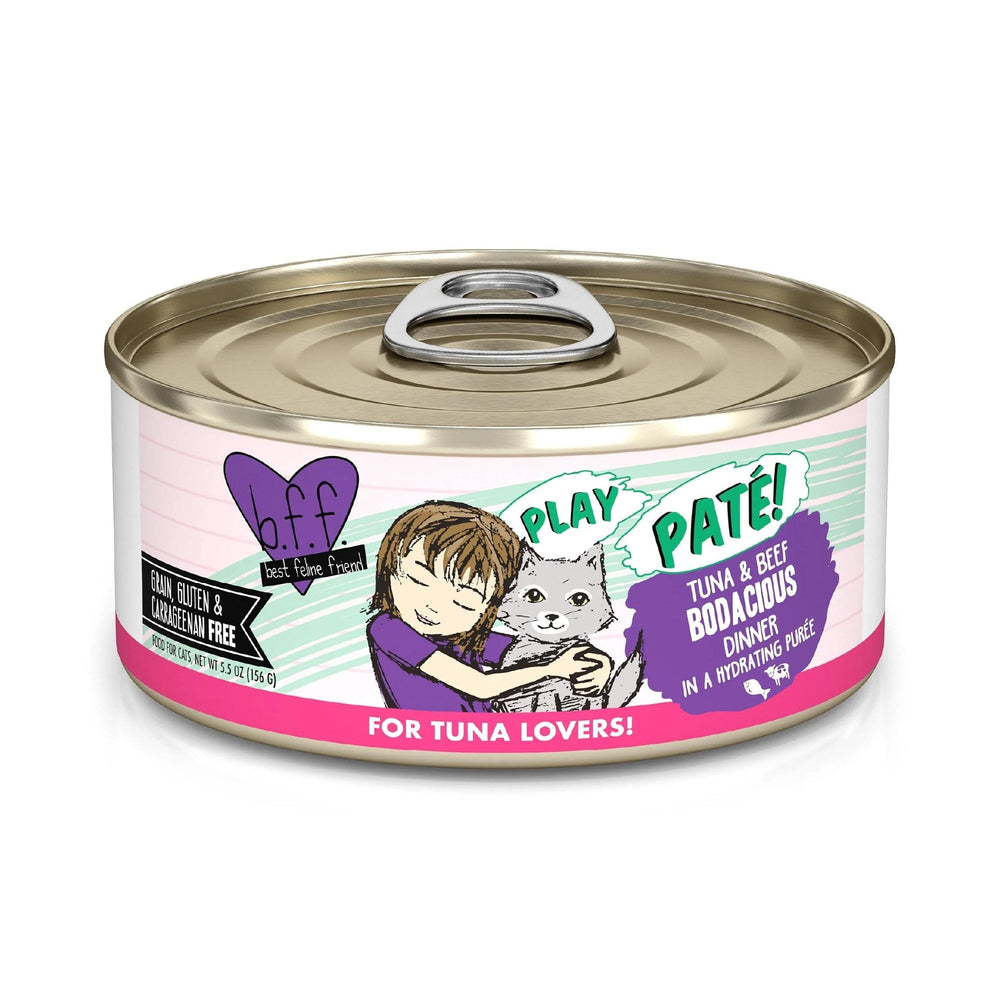 BFF Cat Play Tuna and Beef Bodacious Dinner 55oz(Case of 8) for your Pet Cat with Pet Store X!