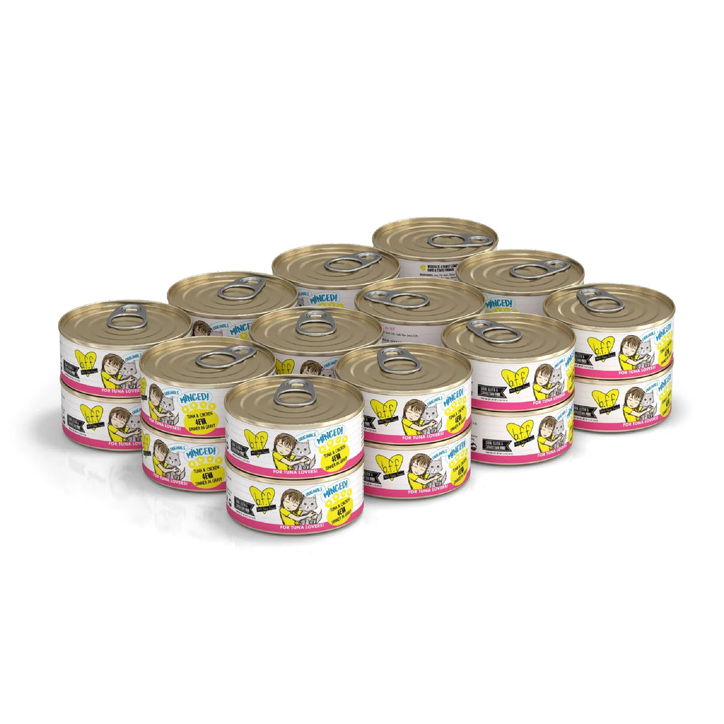 BFF Cat Tuna and Chicken 4Eva Dinner in Gravy 5.5oz. (Case of 24) - Pet Store X