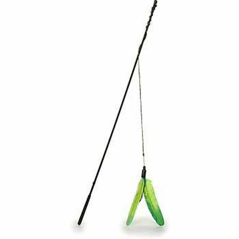 Cat Claws Wand with Feline Flyer Attachment Cat Toy Assorted 1ea/29 in - Pet Store X