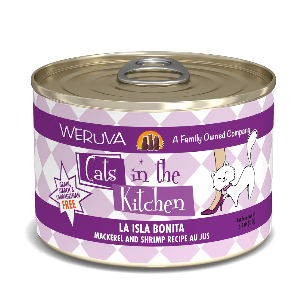 Cats In The Kitchen La Isla Bonita Mackerel and Shrimp Recipe 6oz. (Case of 24) - Pet Store X