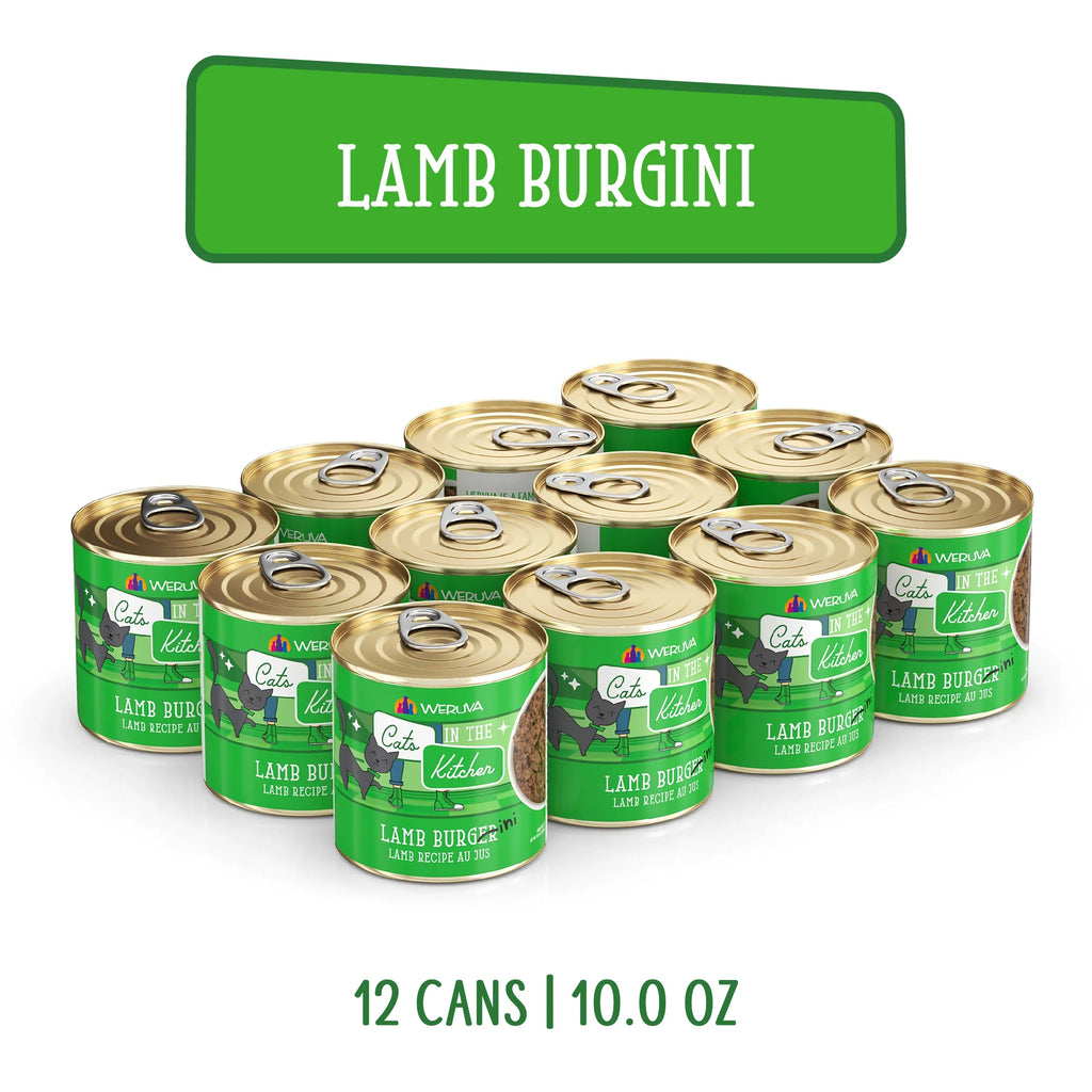 Cats in the Kitchen Lamb Burger-ini Lamb Recipe 10oz. (Case of 12) - Pet Store X