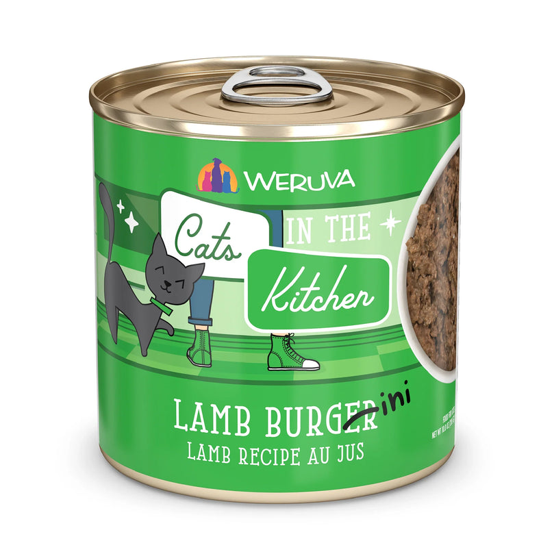 Cats in the Kitchen Lamb Burger-ini Lamb Recipe 10oz (Case of 12) for your Pet Cat with Pet Store X!