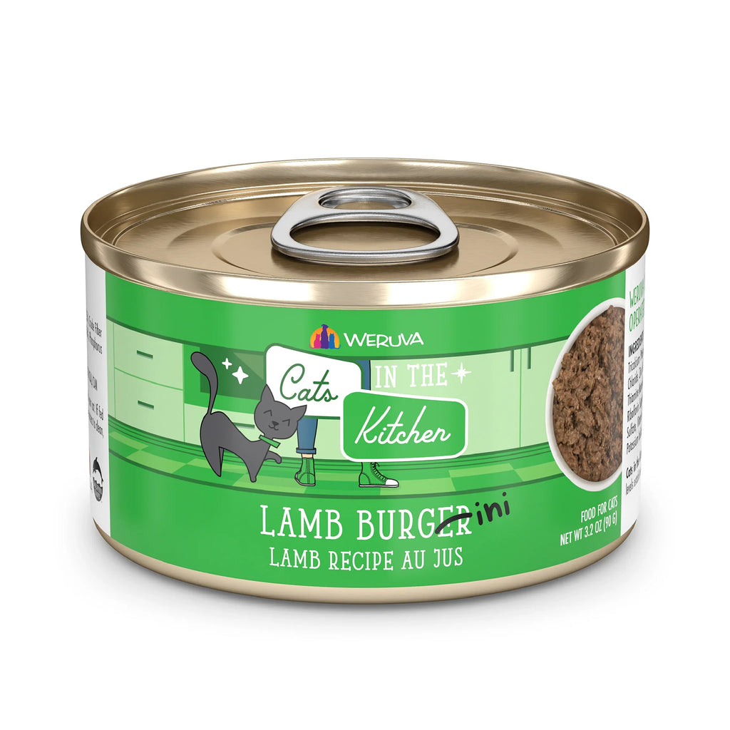 Cats in the Kitchen Lamb Burger-ini Lamb Recipe 32oz (Case of 24) for your Pet Cat with Pet Store X!