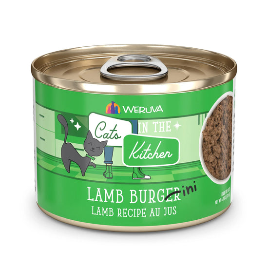 Cats in the Kitchen Lamb Burger-ini Lamb Recipe 6oz (Case of 24) for your Pet Cat with Pet Store X!