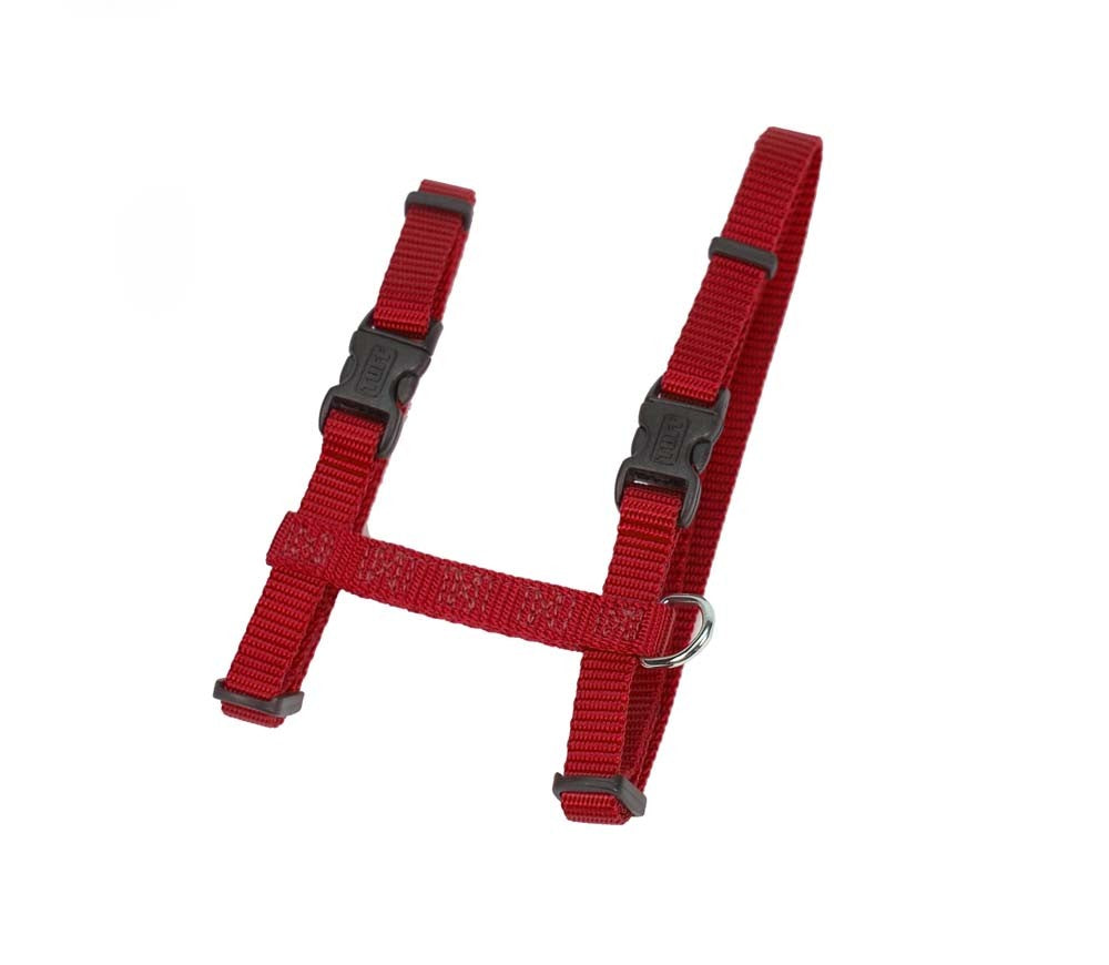 Coastal Figure H Adjustable Nylon Cat Harness Red 3-8 in x 10-18 in - Pet Store X