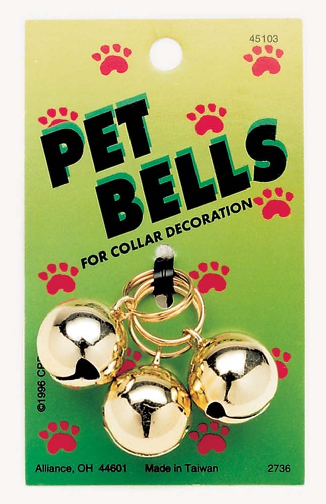 Coastal Round Cat Bell Gold 1 in 3 Pack - Pet Store X