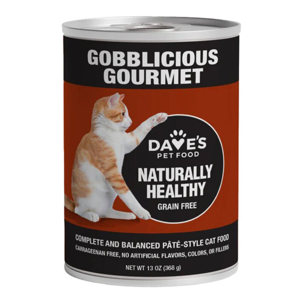 Dave'S Pet Food Cat Naturally Healthy Gobblicious Dinner 12Oz (Case of 12) for your Pet Cat with Pet Store X!