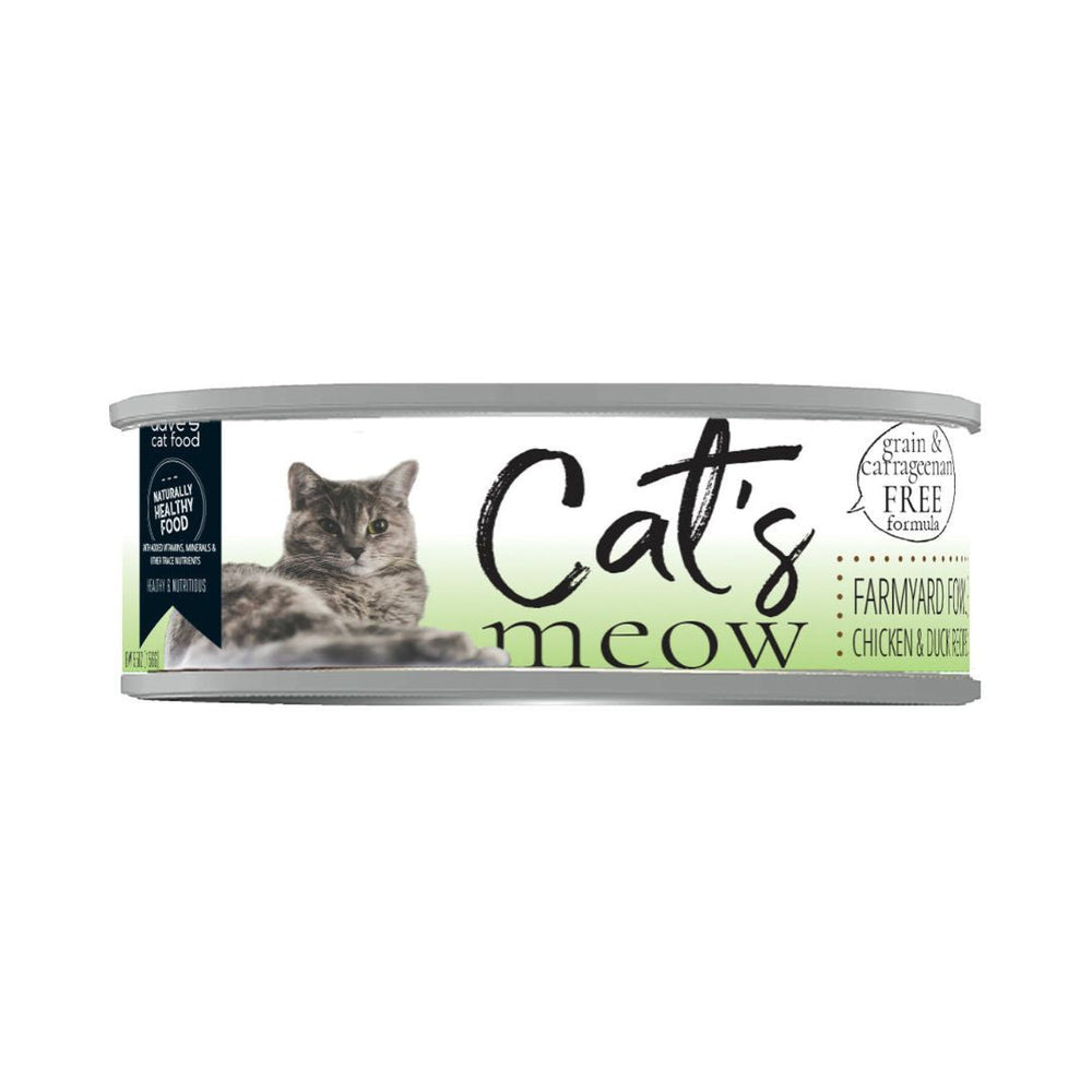 Dave's Pet Food Cat Grain Free Naturally Healthy Farmyard Fowl 5.5oz. (Case of 24) - Pet Store X