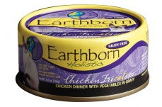 Earthborn Holistic Grain Free Chicken Fricatssee Wet Cat Food 24ea/5.5 oz, 24 pk - Pet Store X