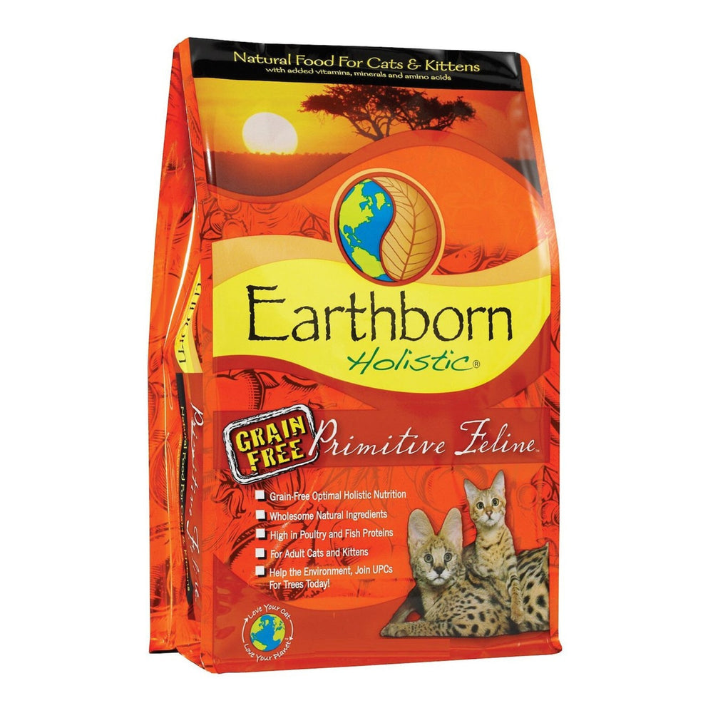 Earthborn Holistic Primitive Feline Grain Free Dry Cat Food 1ea/5 lb for your Pet Cat with Pet Store X!