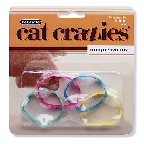 FAT CAT Cat Crazies Cat Toy Green, Blue, Red, Yellow 1ea/One Size, 4 pk - Pet Store X