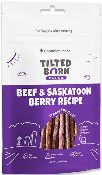 Tilted Barn Dog 3.53oz. Beef & Saskatoon Berry