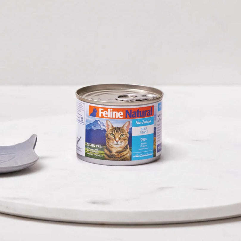 Feline Natural Canned Beef Feast 6oz (Case of 12) for your Pet Cat with Pet Store X!