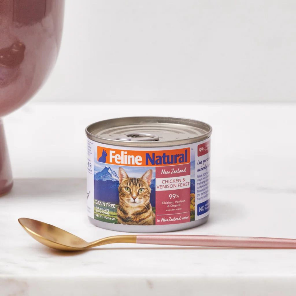 Feline Natural Canned Chicken Venison 6oz (Case of 12) for your Pet Cat with Pet Store X!