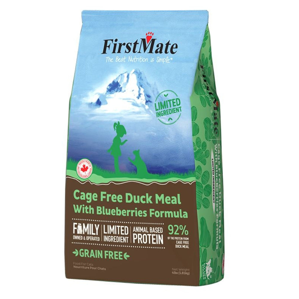 Firstmate Cat Limited Ingredient Grain Free Duck Blueberries 4Lb. - Pet Store X