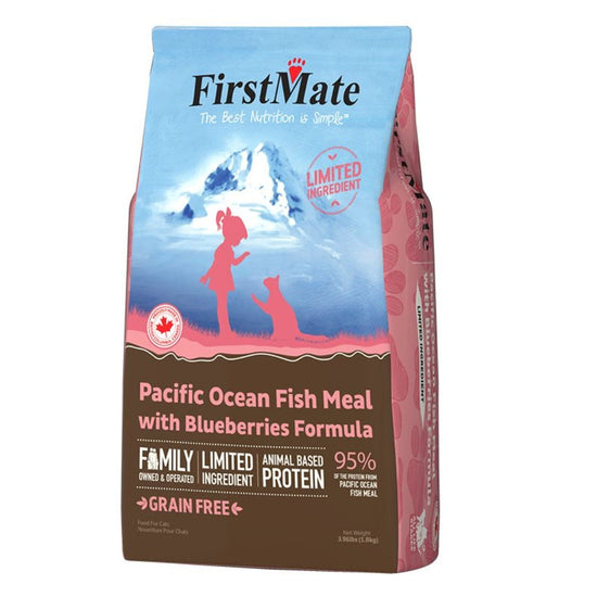 Firstmate Cat Limited Ingredient Grain Free Ocean Fish Blueberries 396Lb for your Pet Cat with Pet Store X!