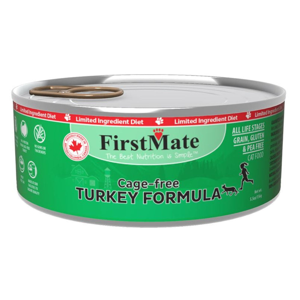 Firstmate Cat Limited Ingredient Grain Free Turkey 5.5oz. (Case of 24) - Pet Store X