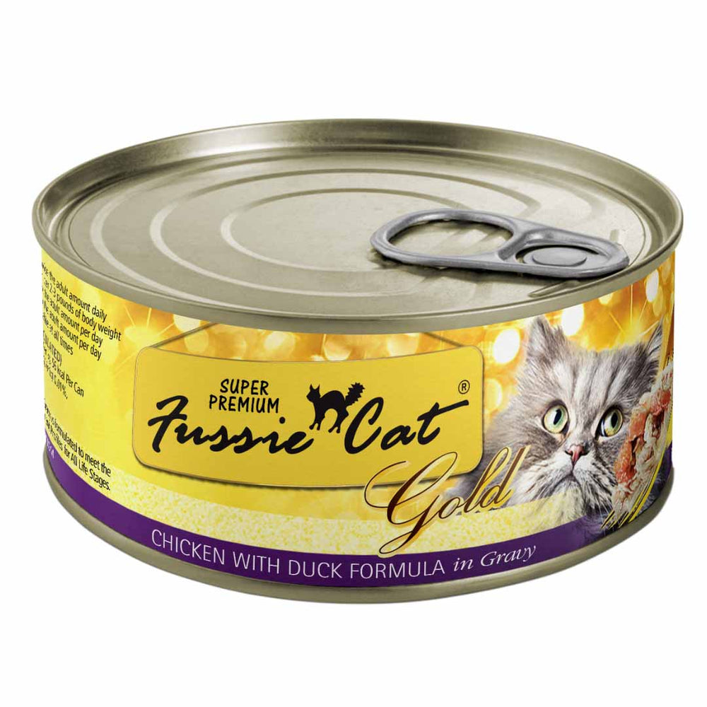 **Fussie Cat Gold Chicken Duck Gravy 282oz (Case of 24) for your Pet Cat with Pet Store X!