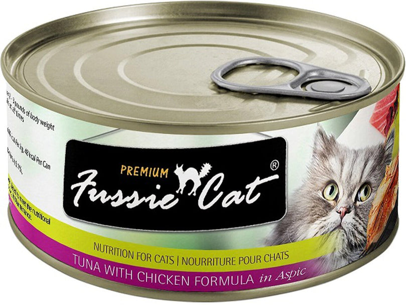 **Fussie Cat Premium Tuna Chicken In Aspic 282oz (Case of 24) for your Pet Cat with Pet Store X!