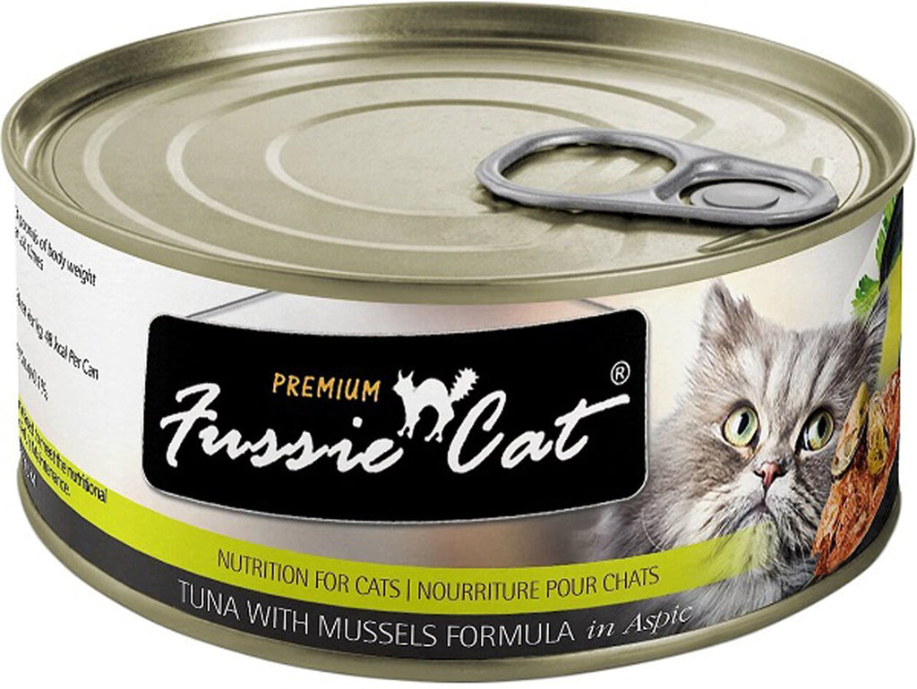 **Fussie Cat Premium Tuna Mussels In Aspic 282oz (Case of 24) for your Pet Cat with Pet Store X!