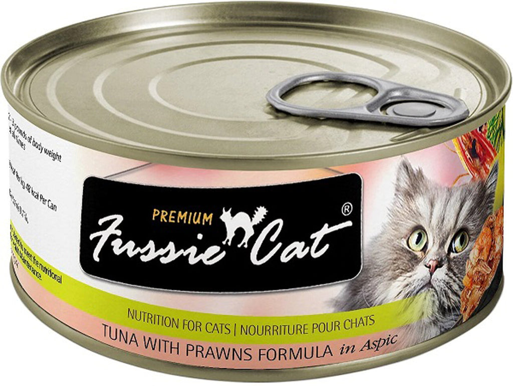 **Fussie Cat Premium Tuna Prawns In Aspic 282oz (Case of 24) for your Pet Cat with Pet Store X!