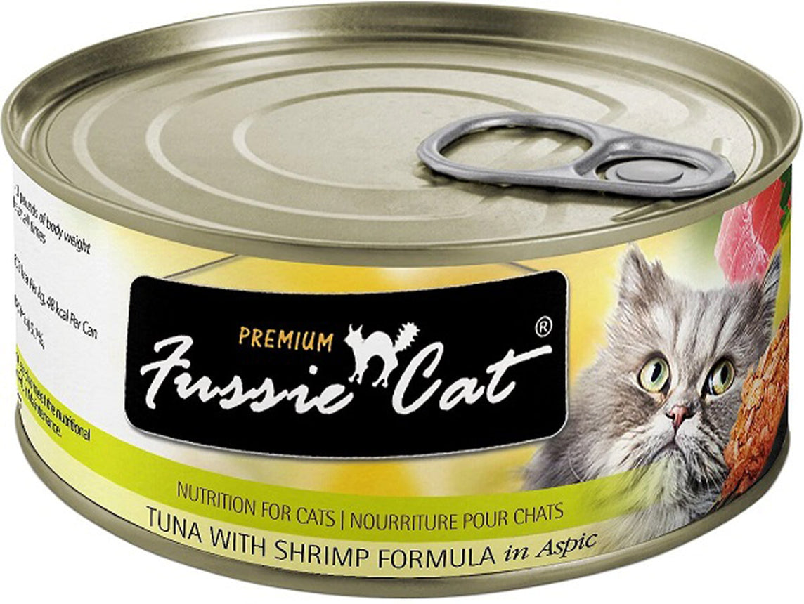 **Fussie Cat Premium Tuna Shrimp In Aspic 282oz (Case of 24) for your Pet Cat with Pet Store X!