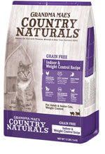 Grandma Mae's Country Naturals Grain Free Indoor & Weight Control Dry Cat Food Chicken 1ea/4 lb - Pet Store X